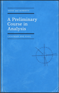 Image of A preliminary course in analysis