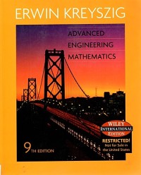Image of ADVANCED ENGINEERING MATHEMATICS
