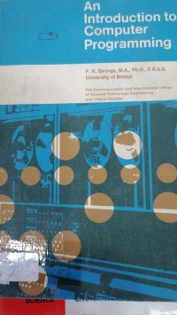 Image of An Introduction to computer programming