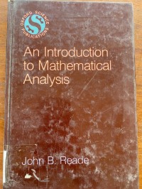 Image of An introduction to mathematica analysis