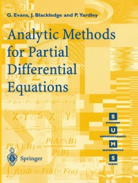 Image of Analytic Methods for Partial Differential Equations