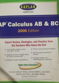 Image of AP Calculus AB IS BC 2006