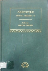 Image of ARISTOTLE CRITICAL ASSESSMFNTS