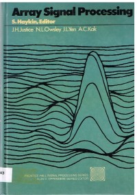 Image of ARRAY SIGNAL PROCESSING