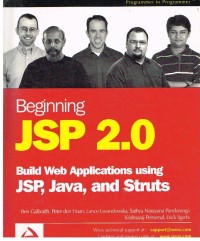 Image of BEGINNING JSP 2.0