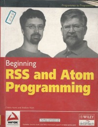 Image of BEGINNING RSS AND ATOM PROGRAMMING