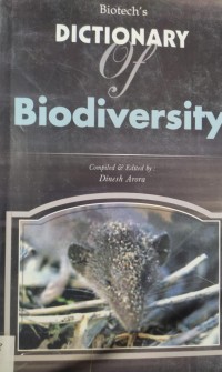 Image of Biotechs DICTIONARY OF Biodiversity