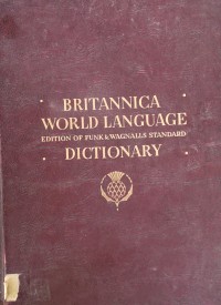 Image of BRITANNICA WORLD LANGUAGE  DICTIONARY