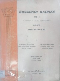 Image of BUSSORAH DIARIES