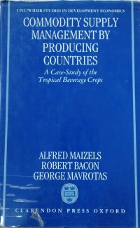 Image of Commodity Supply Management by Producing Countries