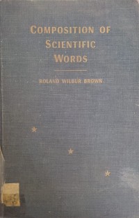 Image of COMPOSTION OF SCIENTIFIC WORDS