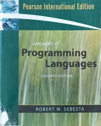 Image of Concepts of Programming languages