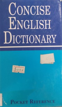 Image of CONCISE ENGLISH DICTIONARY