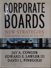 Image of CORPORATE BOARDS new strategies for adding value at the top