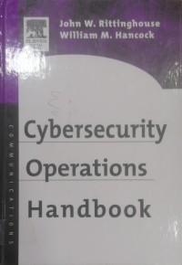 Image of Cybersecurity operations Handbook