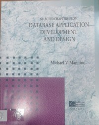 Image of DATABASE APPLICATION DEVELOPMENT AND DESIGN