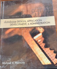 Image of DATABASE DESIGN, APPLICATION DEVELOPMENT, and ADMINISTRATION