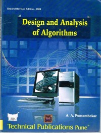 Image of DESIGN AND ANALYSIS OF ALGORITHMS