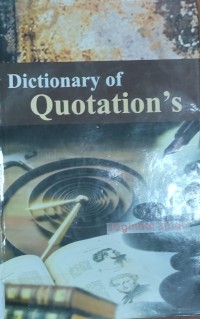 Image of Dictionary of Quotations
