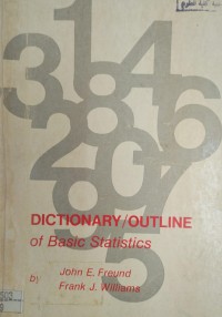 Image of DICTIONARY /OUTLINE of Basic Statistics