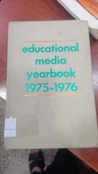 Image of educational media yearbook 1975-1976