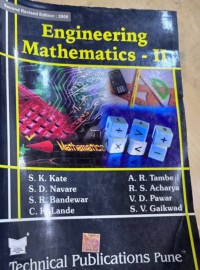 Image of ENGINEERING MATHEMATICS - II