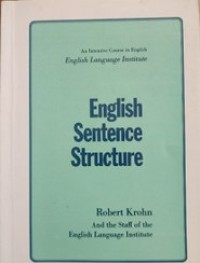 Image of English Sentence Structure