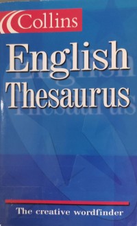 Image of English Thesaurus