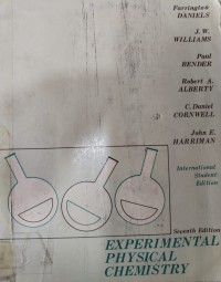 Image of Experimental Physical Chemistry