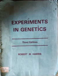 Image of Experiments in Genetics - Third Edition