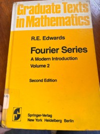 Image of Fourier Series A Modern Introduction