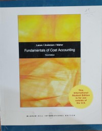 Image of Fundamental of Cost Accounting