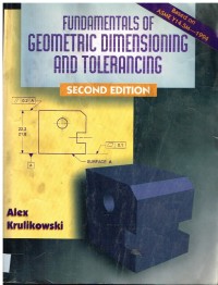 Image of FUNDAMENTALS OF GEOMETRIC DIMENSIONING AND TOLERANCING