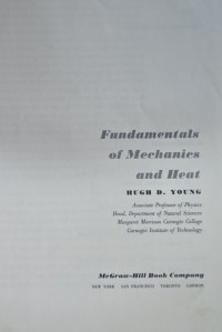 Image of Fundamentals of Mechanics and Heat