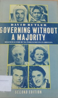 Image of GOVERNIG WITHOUT A MAJORITY
