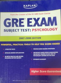 Image of GRE EXAM