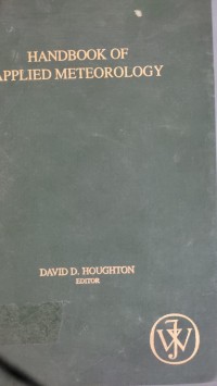Image of HANDBOOK OF APPLIED METEROLOGY