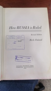 Image of HOW RUSSIA is Ruled