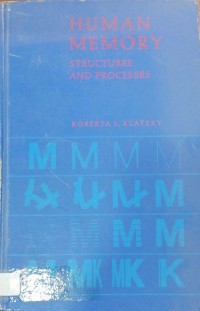 Image of HUMAN MEMORY STRUCTUERS AND PROCESSES