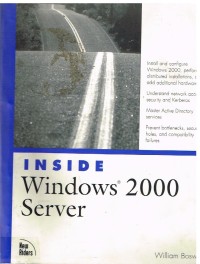 Image of INSIDE WENDOWS 2000 SERVER