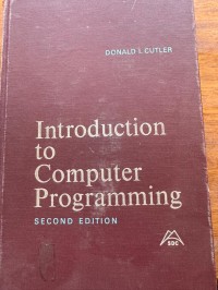 Image of INTRODUCTION TO COMPUTER PROGRAMMING