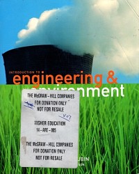 Image of INTRODUCTION TO ENGINEERING AND THE ENVIRONMENT