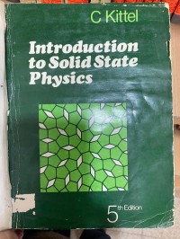 Image of Introduction to Solid State Physics