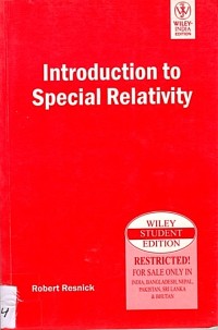 Image of Introduction to Special Relativity