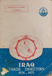 Image of IRAQ TRADE DIRECTORY 1974-1975