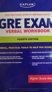 Image of KAPLAN GRE EXAM