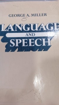 Image of LANGUAGE AND SPEECH