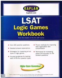 Image of LAST LOGIC GAMES WORKBOOK