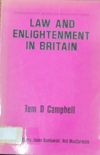 Image of LAW AND ENLIGHTENMENT IN BRITAIN