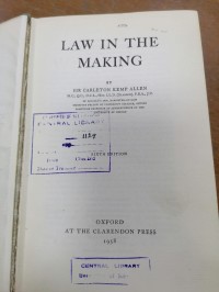 Image of LAW IN THE MAKING
